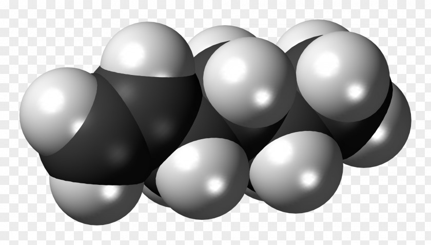 Space-filling Model Alpha-Linolenic Acid Fatty Molecule PNG