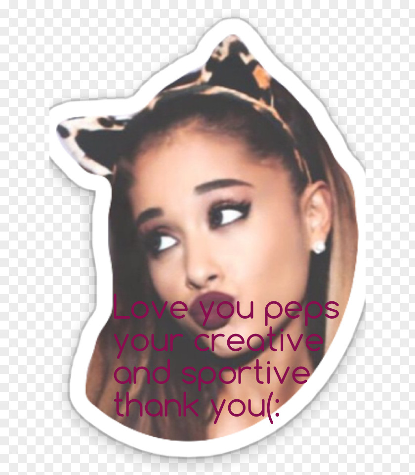 Ariana Grande My Everything Sticker Image Musician PNG