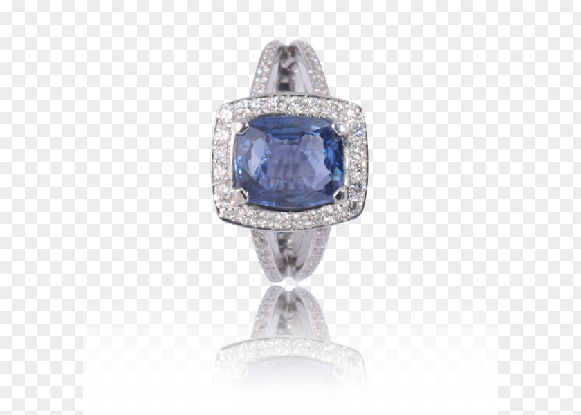 BOTIQUE Sapphire Silver Cobalt Blue Body Jewellery PNG