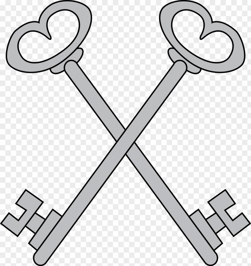 Emblem Keys Of Heaven Freemasonry Masonic Lodge Decal Treasurer PNG