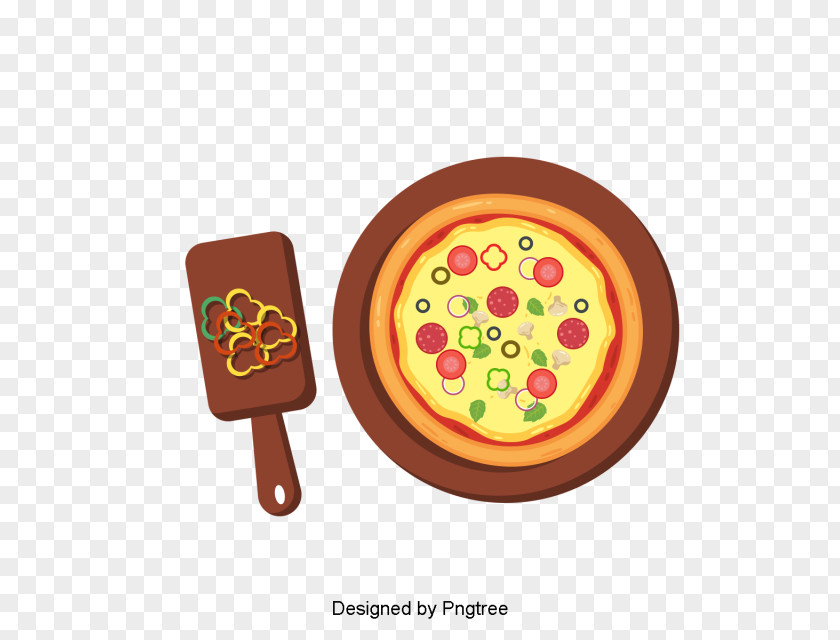 Pizza Image Drawing PNG