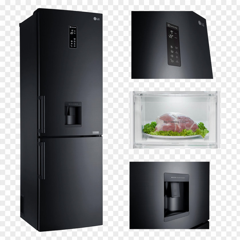 Refrigerator Freezers LG GBB60PZFZS Corp Electronics GBB59NSGFB PNG