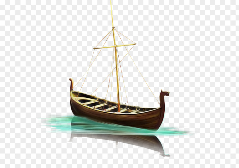 Vehicle Boat Watercraft Longship Mast PNG