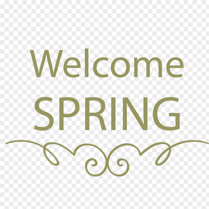 Welcome The Arrival Of Spring WordArt Hot Water Treatment Services Hyflux PNG