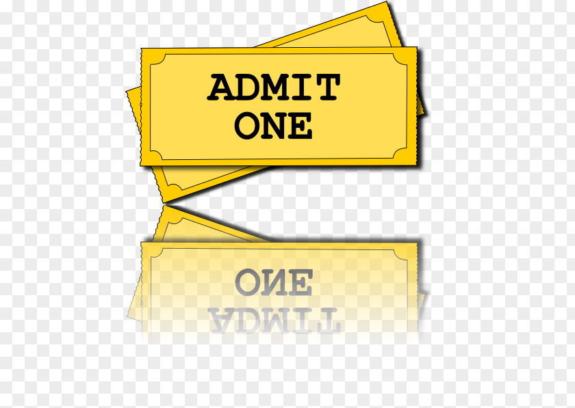 Admit One Clip Art Film Cinema Event Tickets Movie Theater PNG