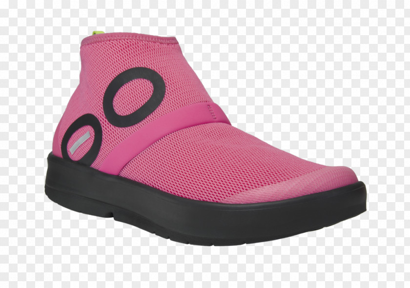 Sandal OOFOS OOmg Women's Mesh High Recovery Shoe – Black Footwear Snow Boot PNG