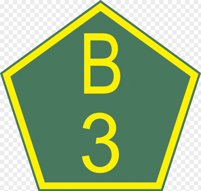 B3 Bundesstraße 2 B2 Road Bagani, Namibia B8 Traffic Sign PNG
