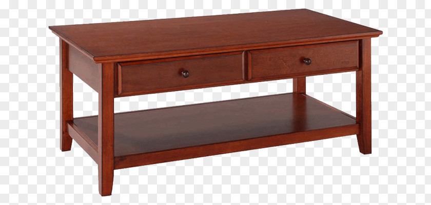 Brown Table Coffee Tables Drawer Wood Furniture PNG