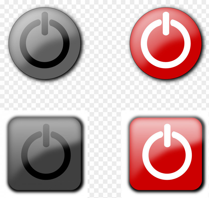 Buttons Button Power Symbol Clip Art PNG