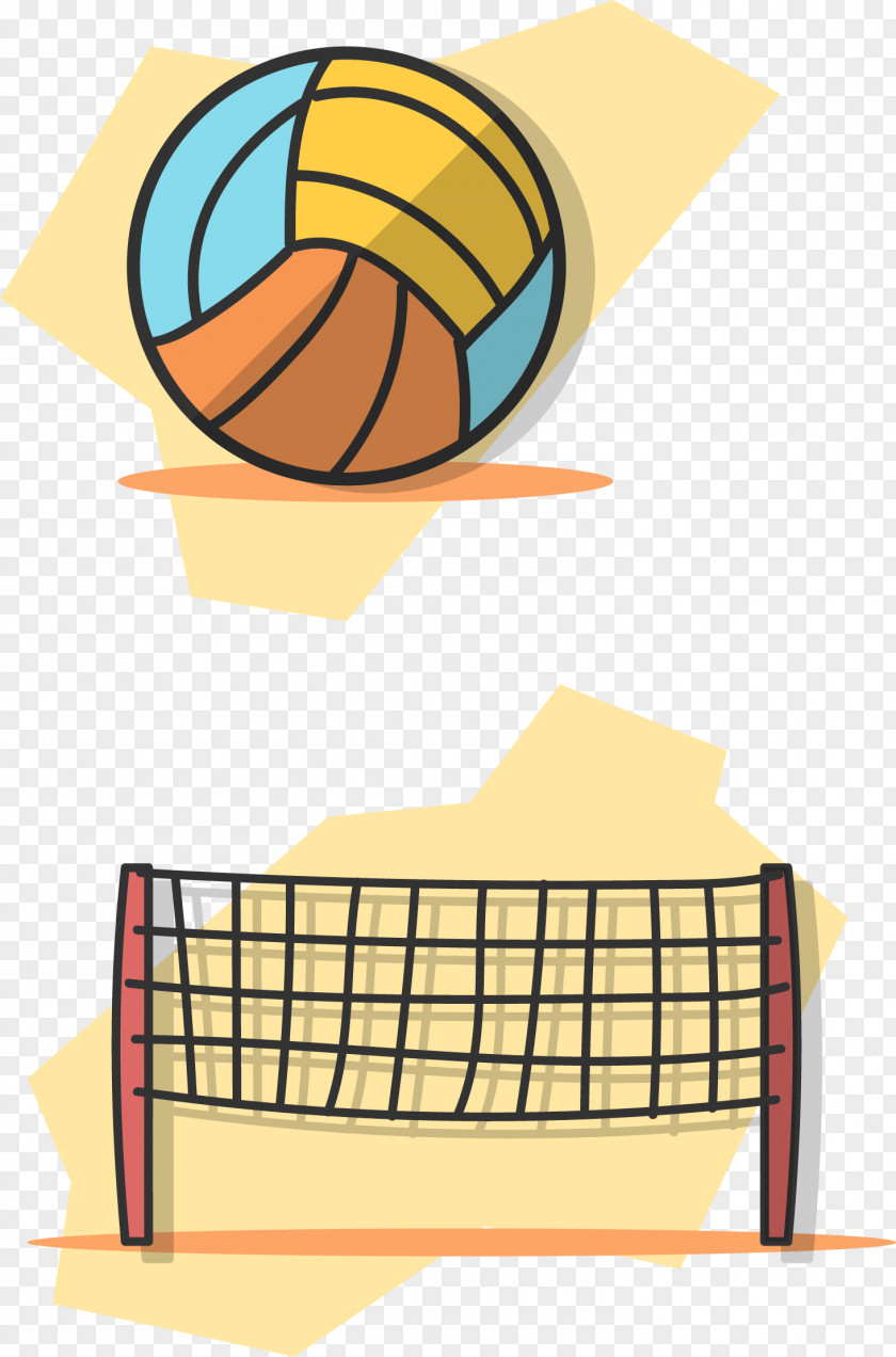 Volleyball Icons Clip Art PNG