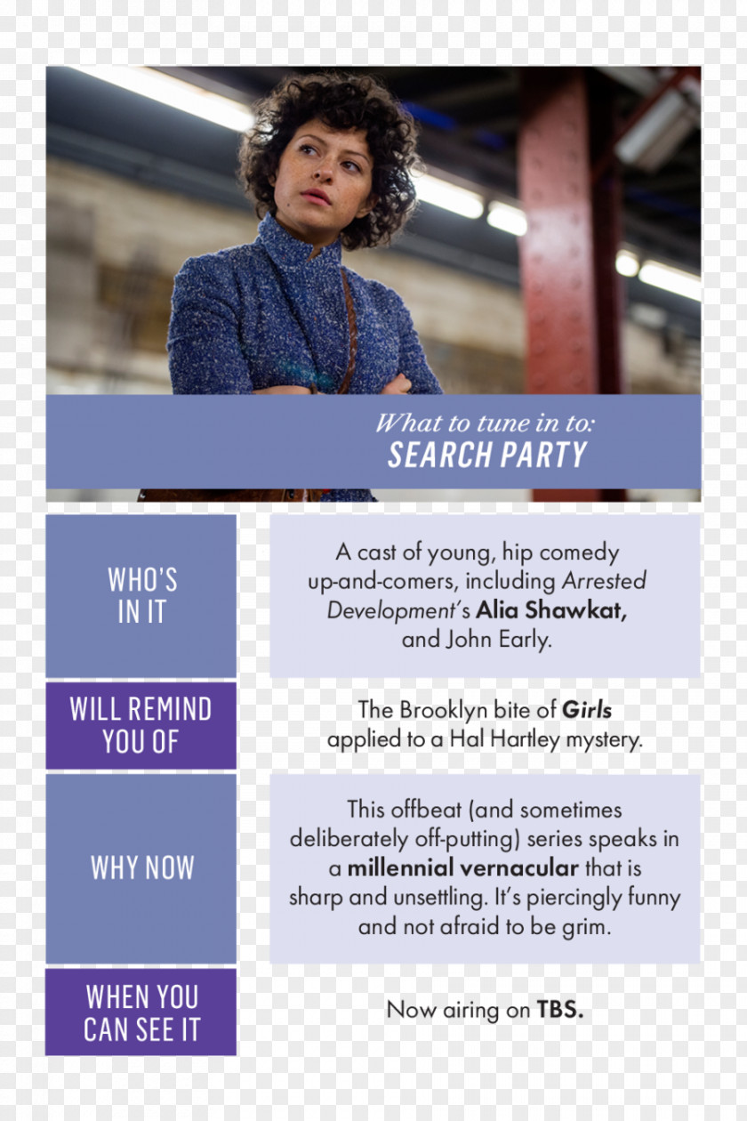 Actor Alia Shawkat Search Party Television Show PNG