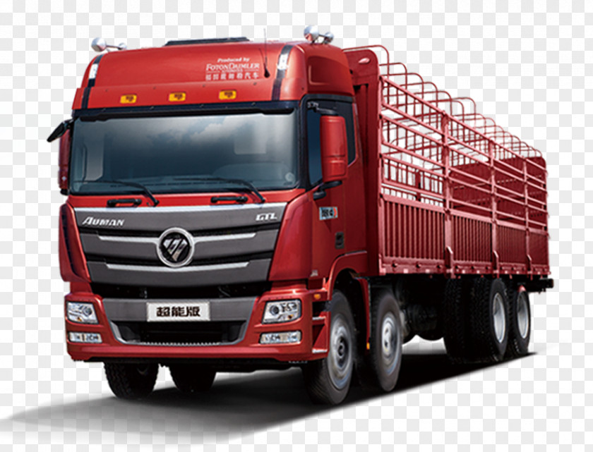 Big Red Truck Car Van Global Positioning System PNG