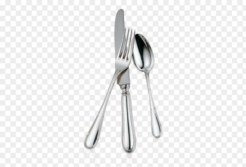 Fork Sterling Silver Cutlery Gold PNG