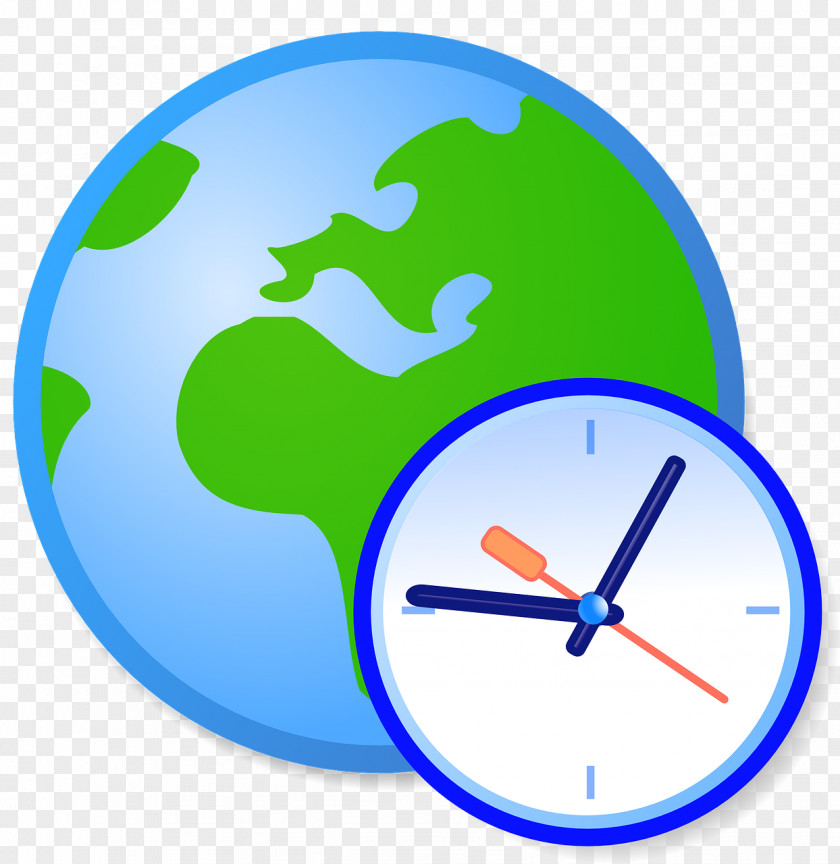 Globe Time Leap Second Clip Art PNG