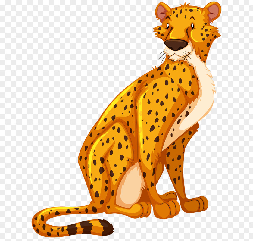Hand-painted Leopard Cheetah Royalty-free Illustration PNG