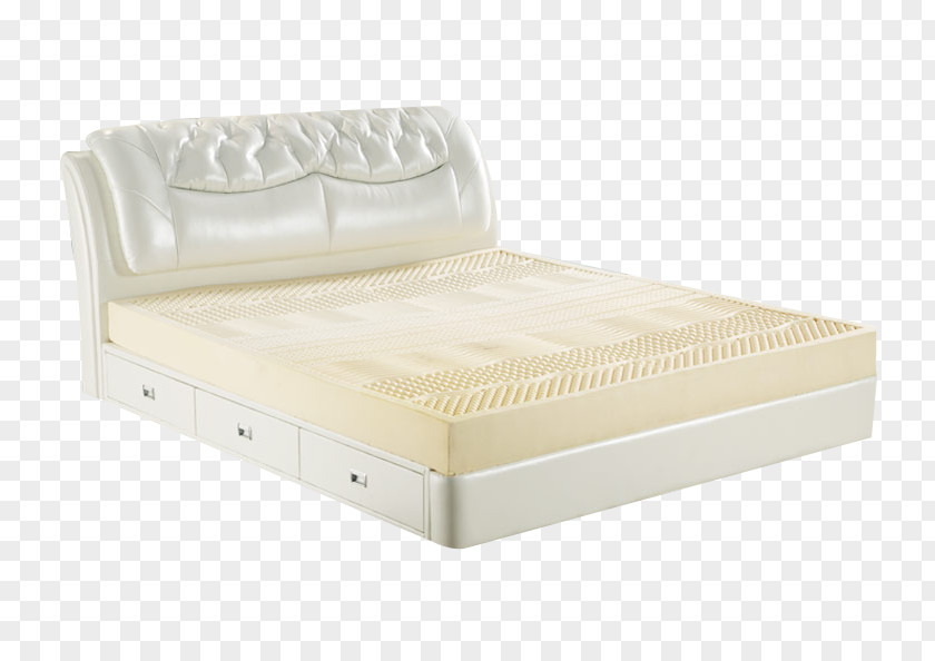 Retro European Mattress Simmons Material Bed Frame Comfort Sheet PNG