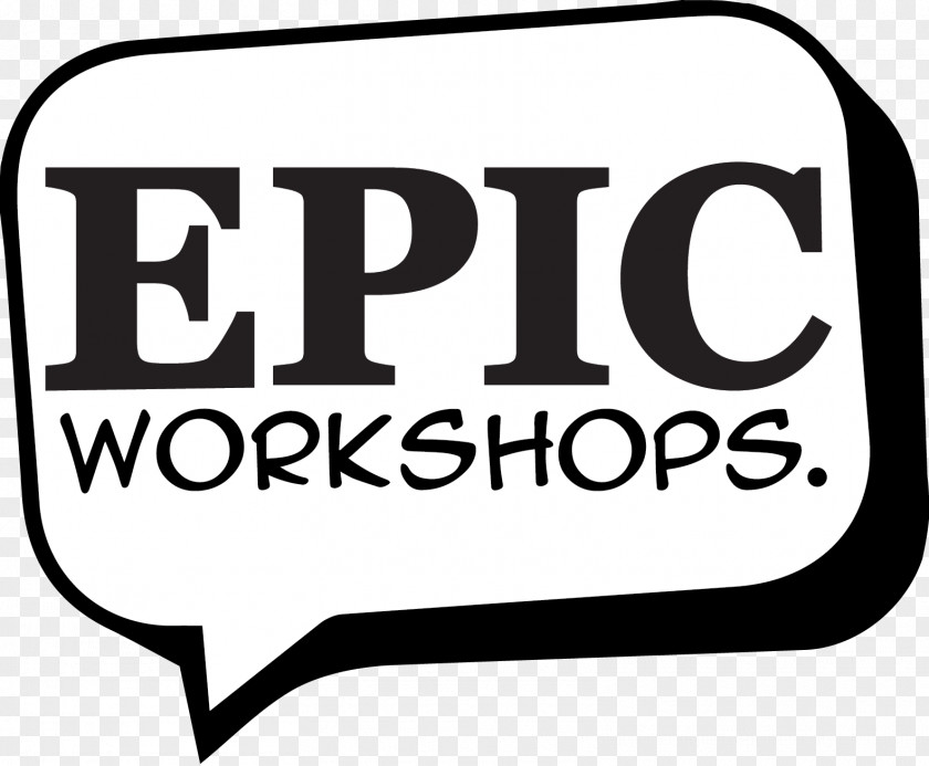Epic Workshops Logo Brand Font Product PNG