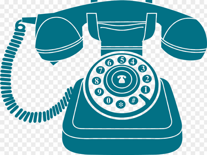Phone Telephone Retro Style Clip Art PNG