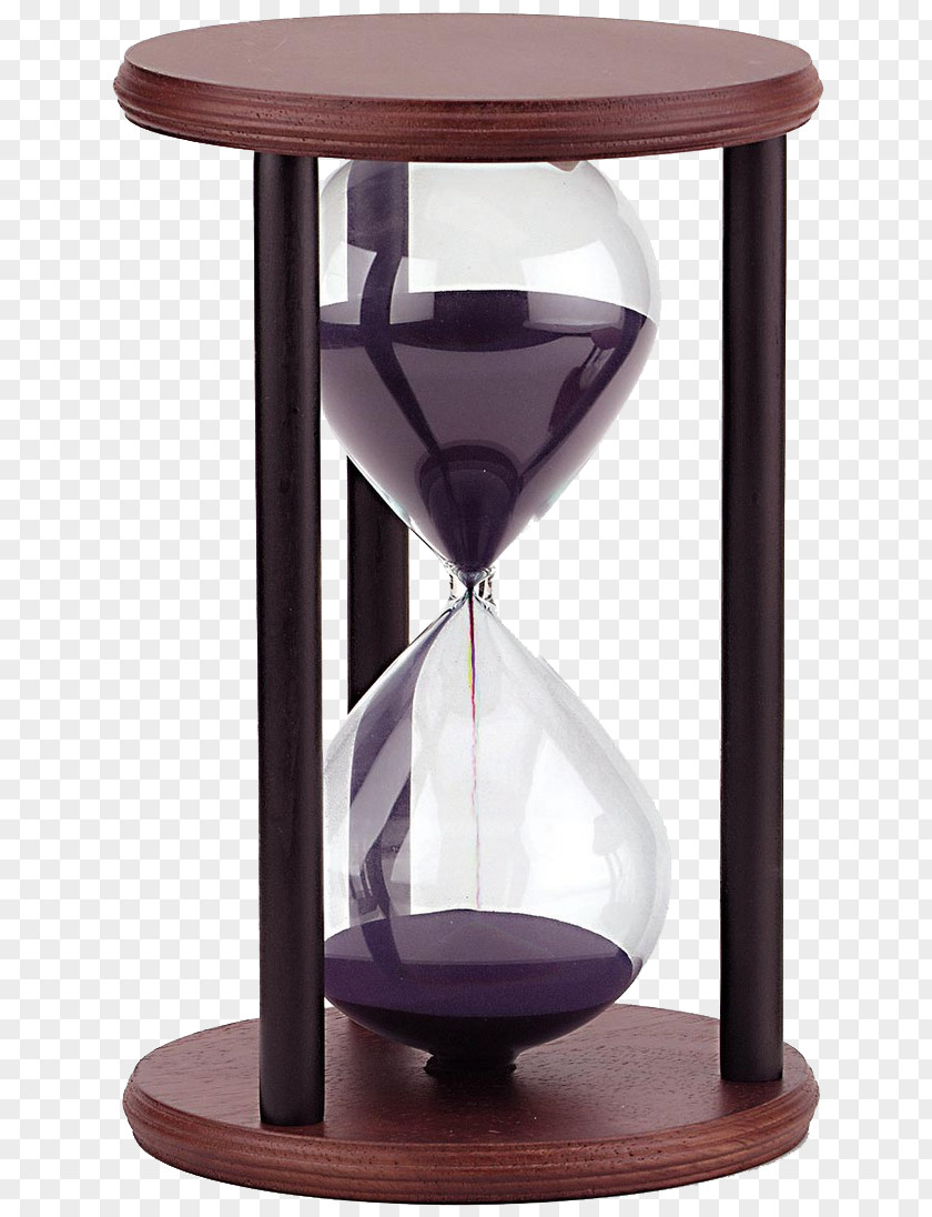Small Hourglass Sands Of Time Clock PNG