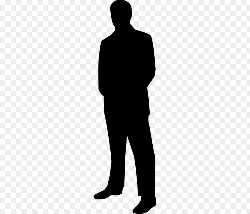 Vector Suit Man Silhouette Person Clip Art PNG