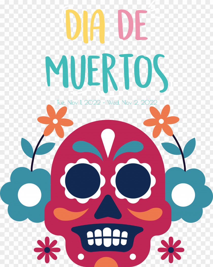 Vector Text Day Of The Dead Logo Animation PNG