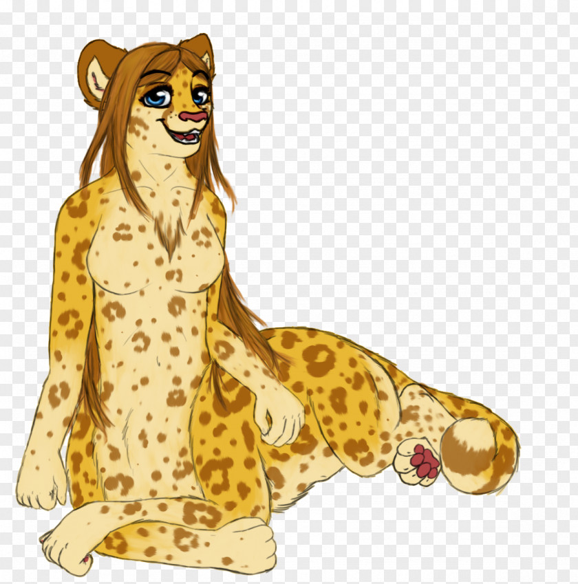 Cheetah Leopard Cat Costume Design PNG