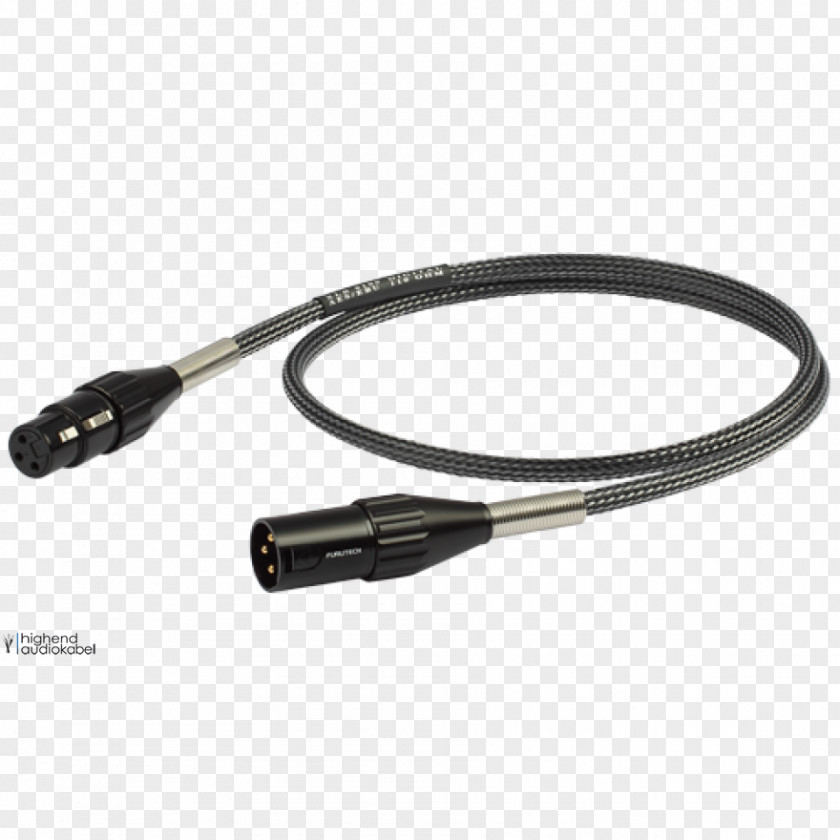 Coaxial Cable Digital Audio Electrical Connector AES3 XLR PNG