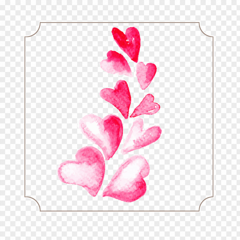 Heart Background Vector Adobe Illustrator Pink Red PNG