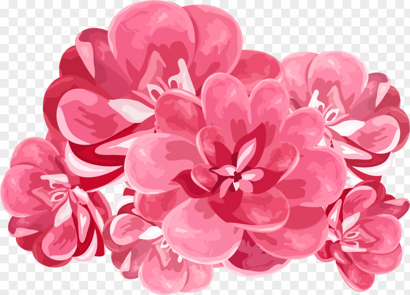 Peony Flower Watercolor Painting Clip Art PNG