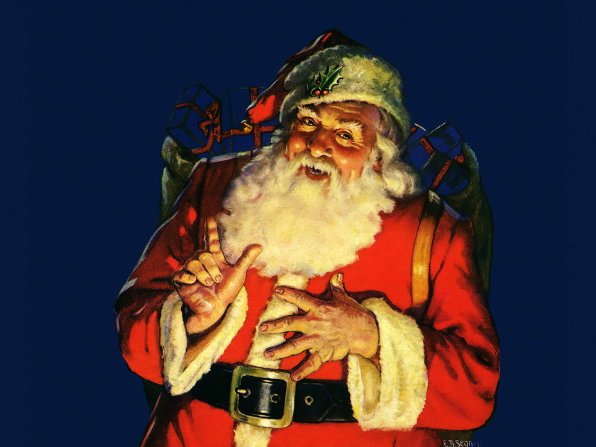 Saint Nicholas Santa Claus's Reindeer Rudolph Christmas Jolly Old PNG
