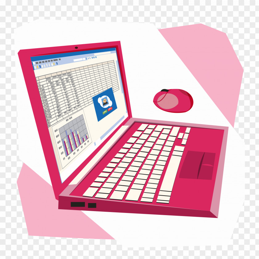 Vector Laptop Illustration PNG