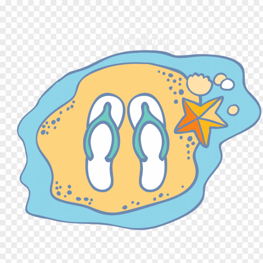 Beach Clip Art Slipper Image PNG