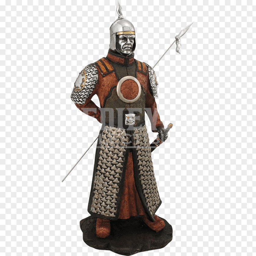 Hand-painted Woman Mongolian Armour Knight Mongols Mongol Empire PNG