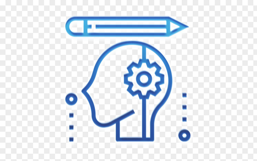 Symbol Line Art Learning Icon Brain Head PNG