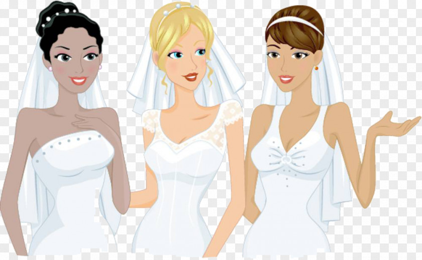 Three Brides Bridegroom Royalty-free Clip Art PNG