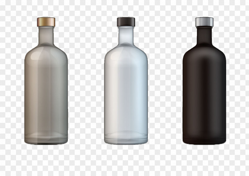 Three Empty Wine Bottles Picture Red Beer Glass Bottle PNG
