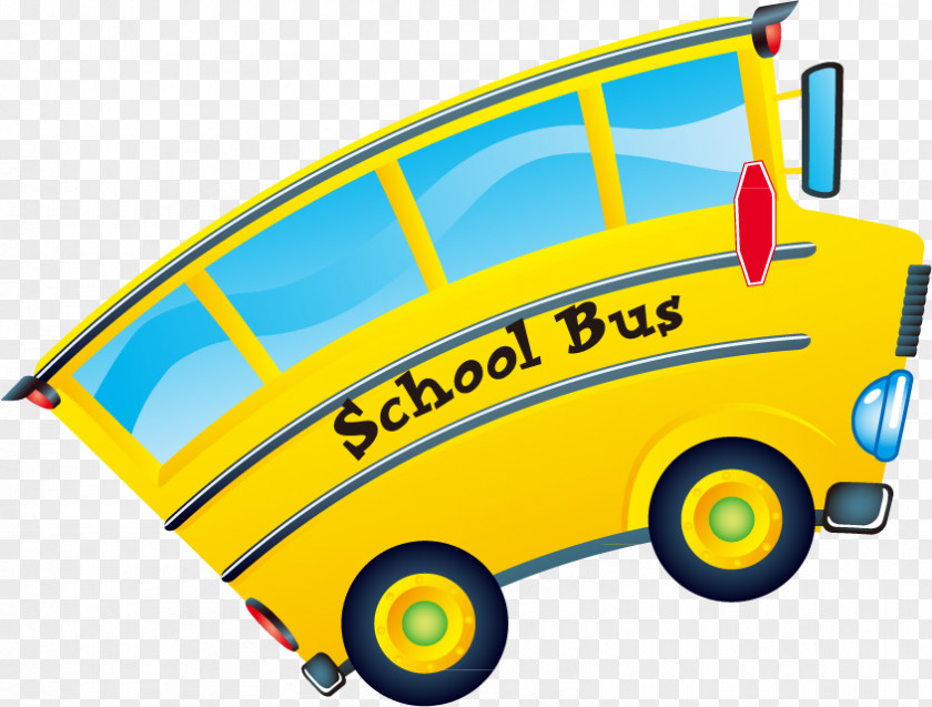 Vector School Bus PNG