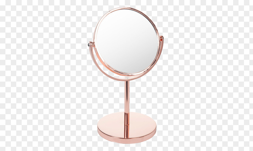 European Mirror Table Gold Metal Copper PNG
