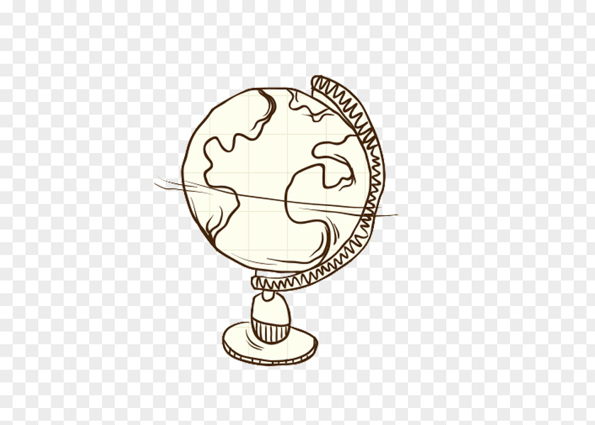 Hand-painted Globe Drawing Translation PNG