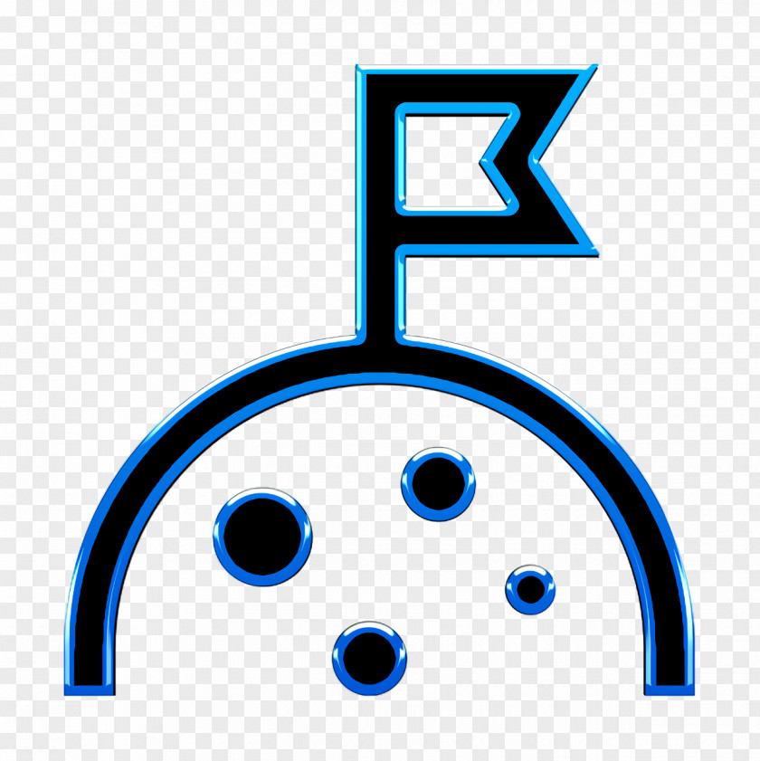 Moon Icon Landing Space PNG