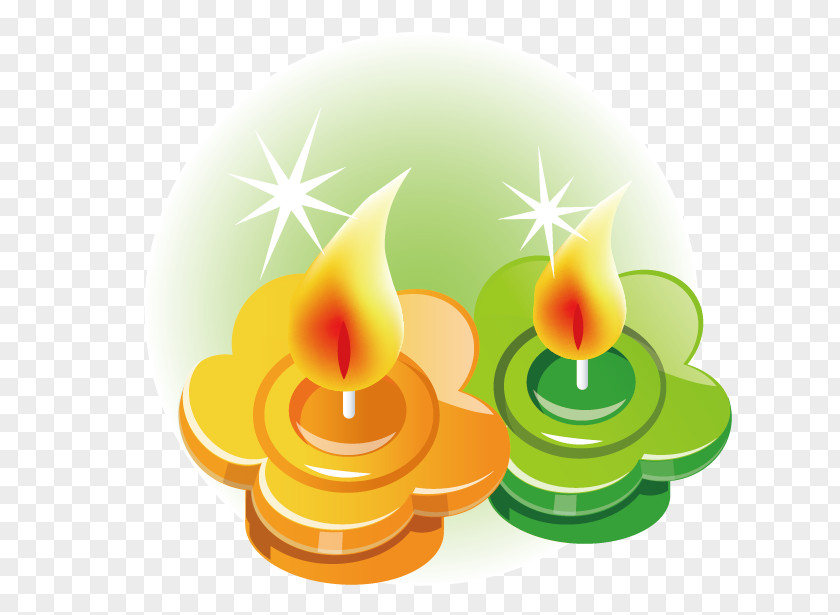 Vector Holiday Candles Candle Clip Art PNG