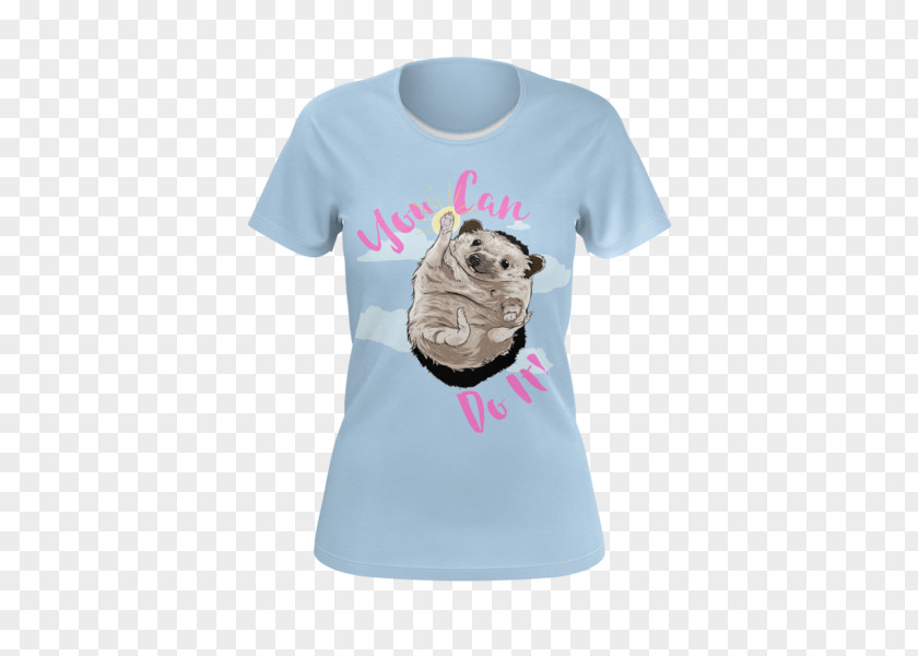 Woman T-shirt Hedgehog Sleeve Pocket PNG