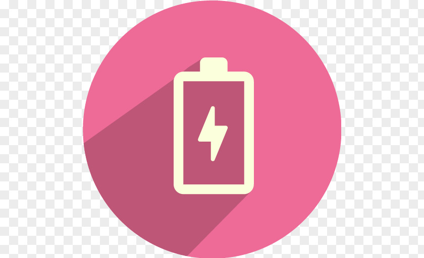 Battery Loading Pink Purple Brand Symbol PNG