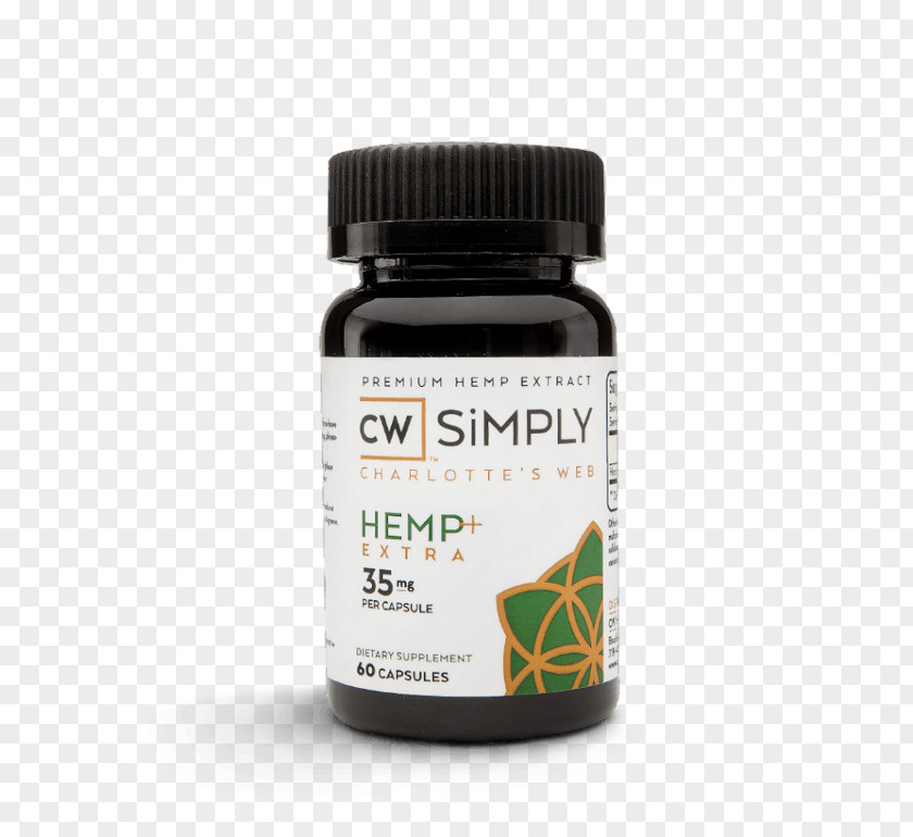Hemp Charlotte's Web Cannabidiol Oil Dietary Supplement PNG