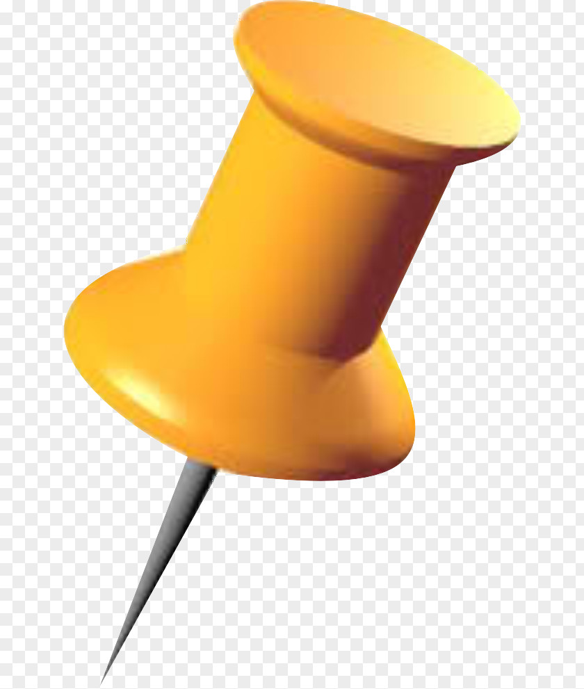 Pin Drawing Paper Clip Yellow PNG