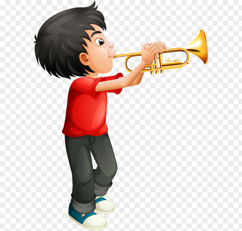 Trumpeter Boy Trumpet Royalty-free Clip Art PNG