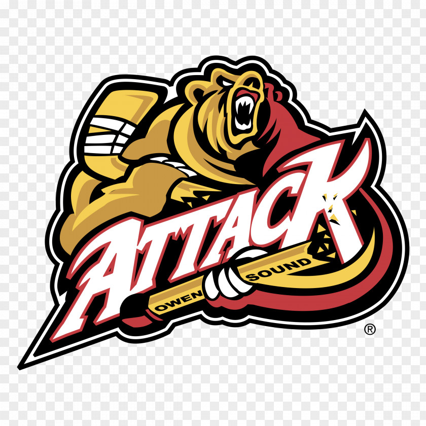 Ultras Clothing Owen Sound Attack Vector Graphics Logo Ontario Hockey League PNG