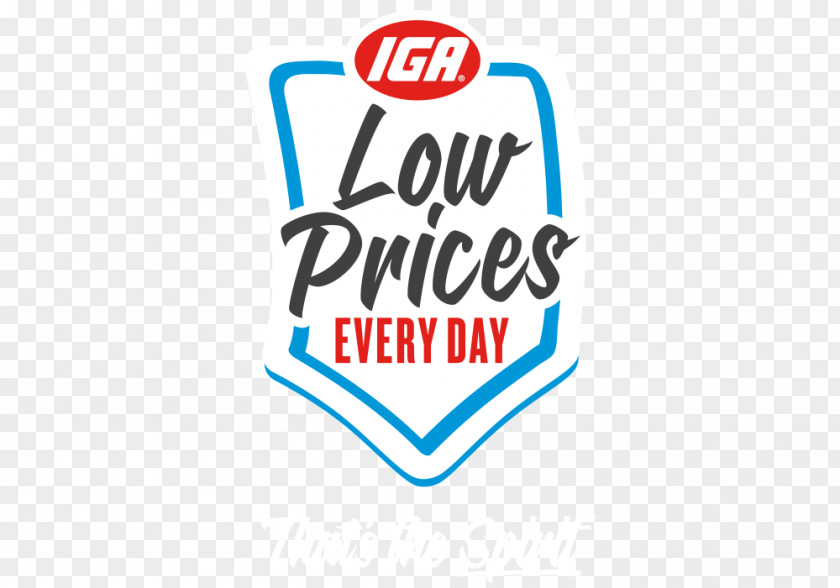 Lower Banner IGA Plus Liquor Supermarket Grocery Store PNG