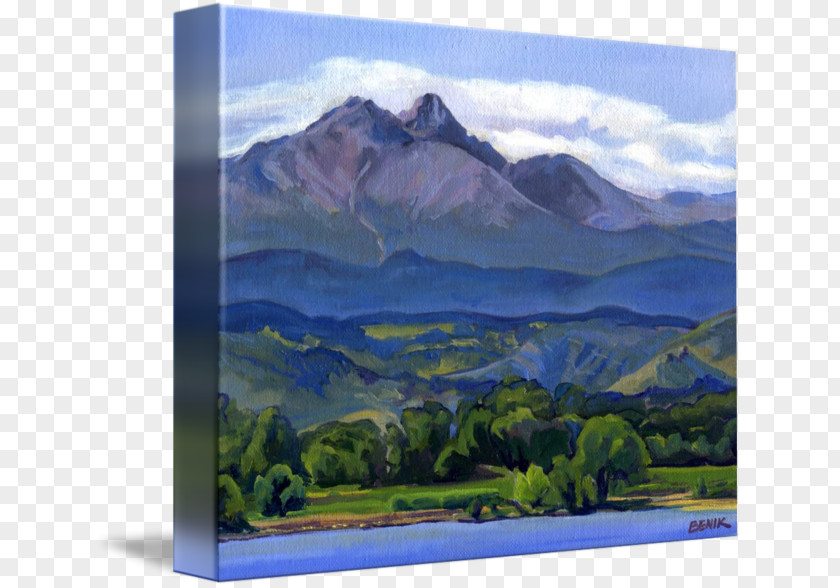 Painting Mount Scenery Nature Ecosystem National Park PNG