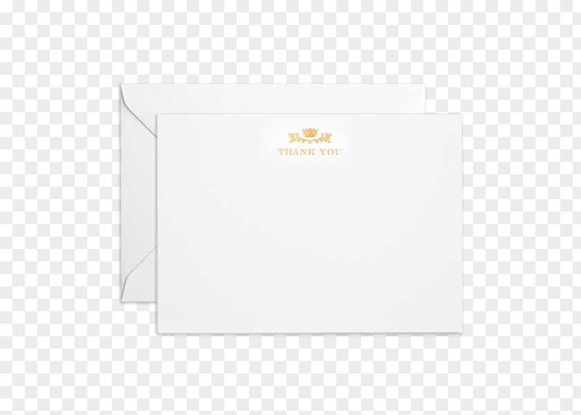 Thank You Paper Material Rectangle PNG